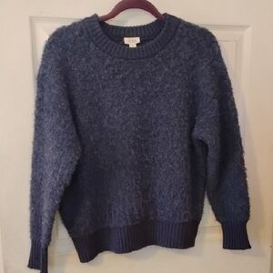 a.n.a. Woman's Indigo Round Neck Sweater, Size: M, NWT